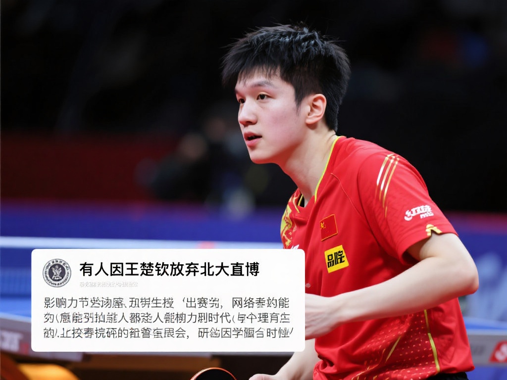 “王楚钦的影响力：有人竟因他放弃北大直博机会？”