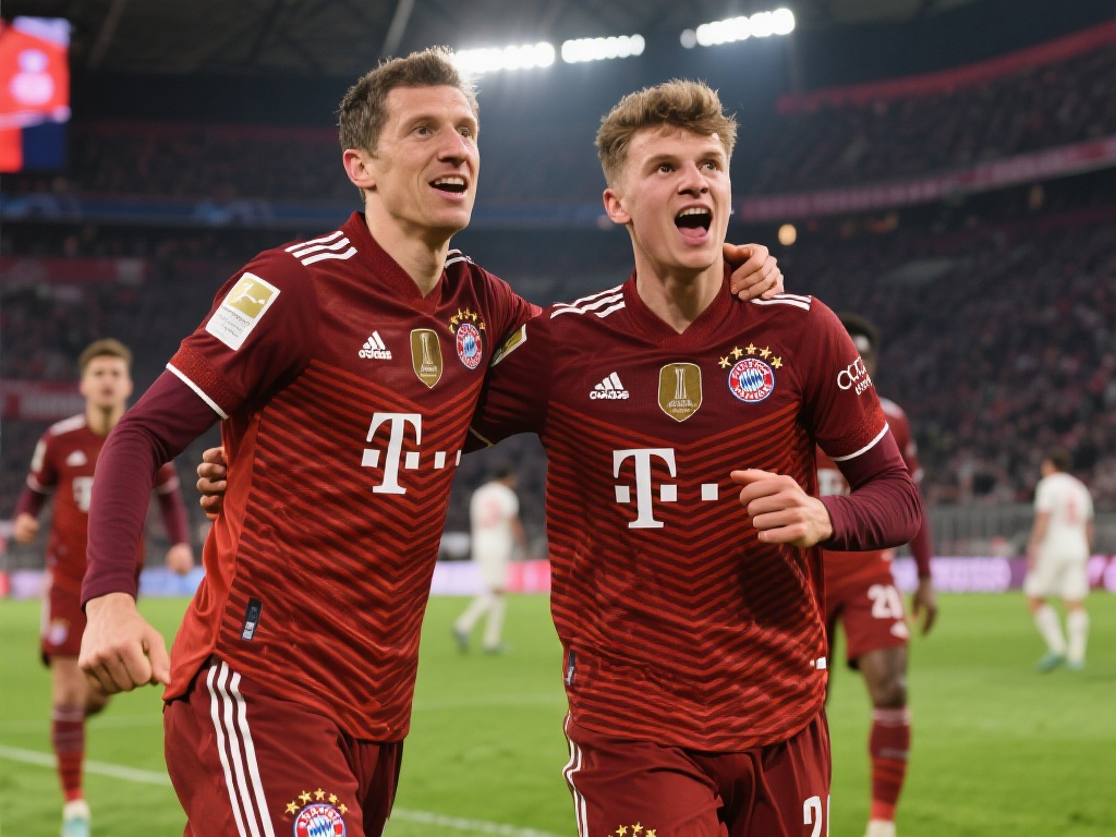 拜仁狂胜3：0领跑德甲，夺冠悬念即将终结！