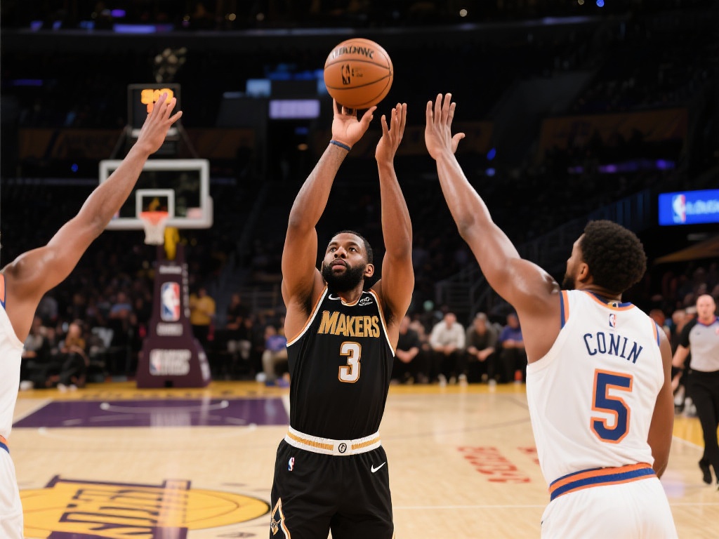 特纳妙传助攻，西亚卡姆果断三分精准命中