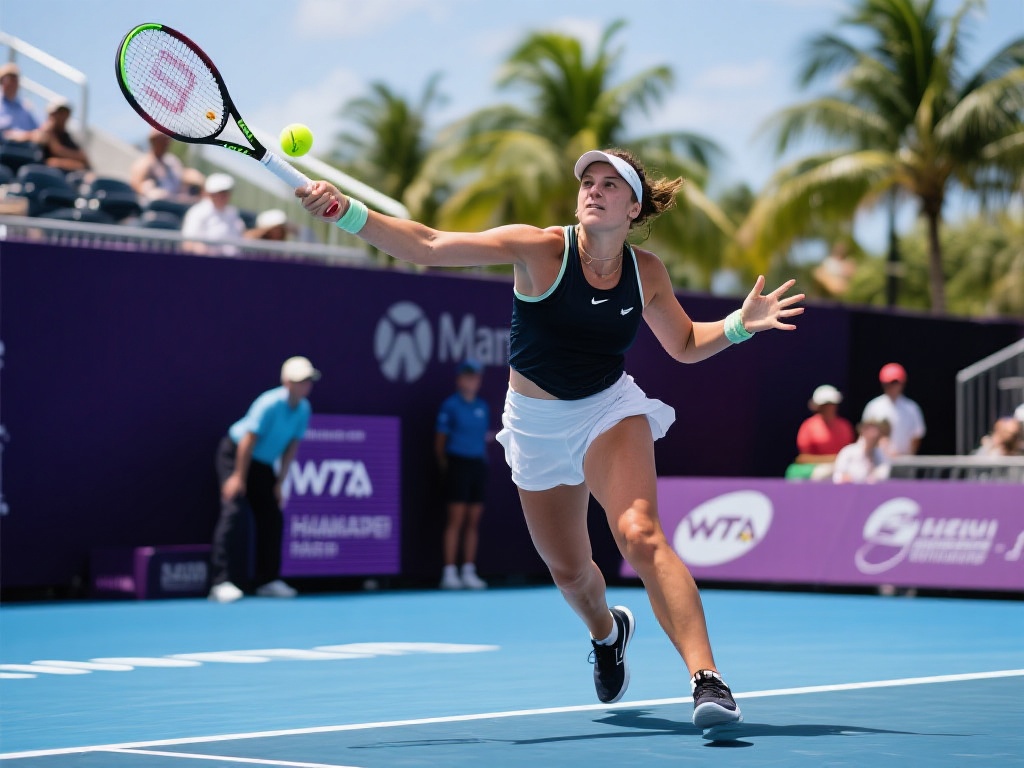 萨巴伦卡强势问鼎迈阿密赛女单冠军
