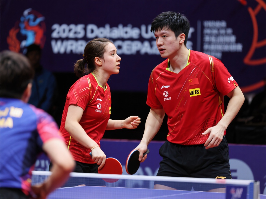 2025多哈世乒赛：王楚钦／孙颖莎混双落位下半区签表