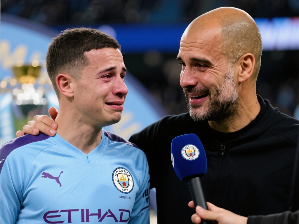 瓜迪奥拉泪洒告别仪式,6万球迷送别大师!