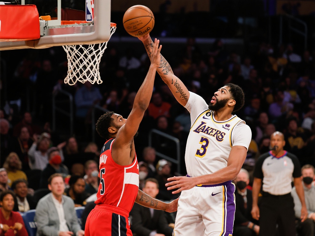 浓眉篮下强硬二次进攻得手,砍下25分11篮板