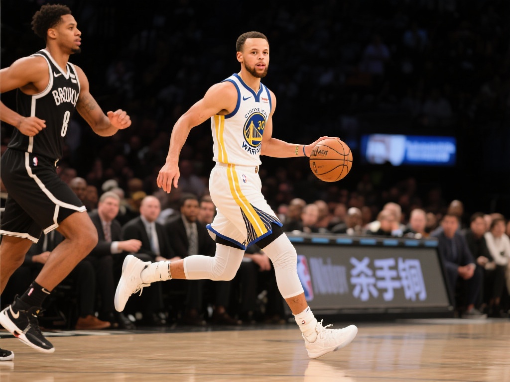 节奏大师!库里走走停停突破抛投巧取两分